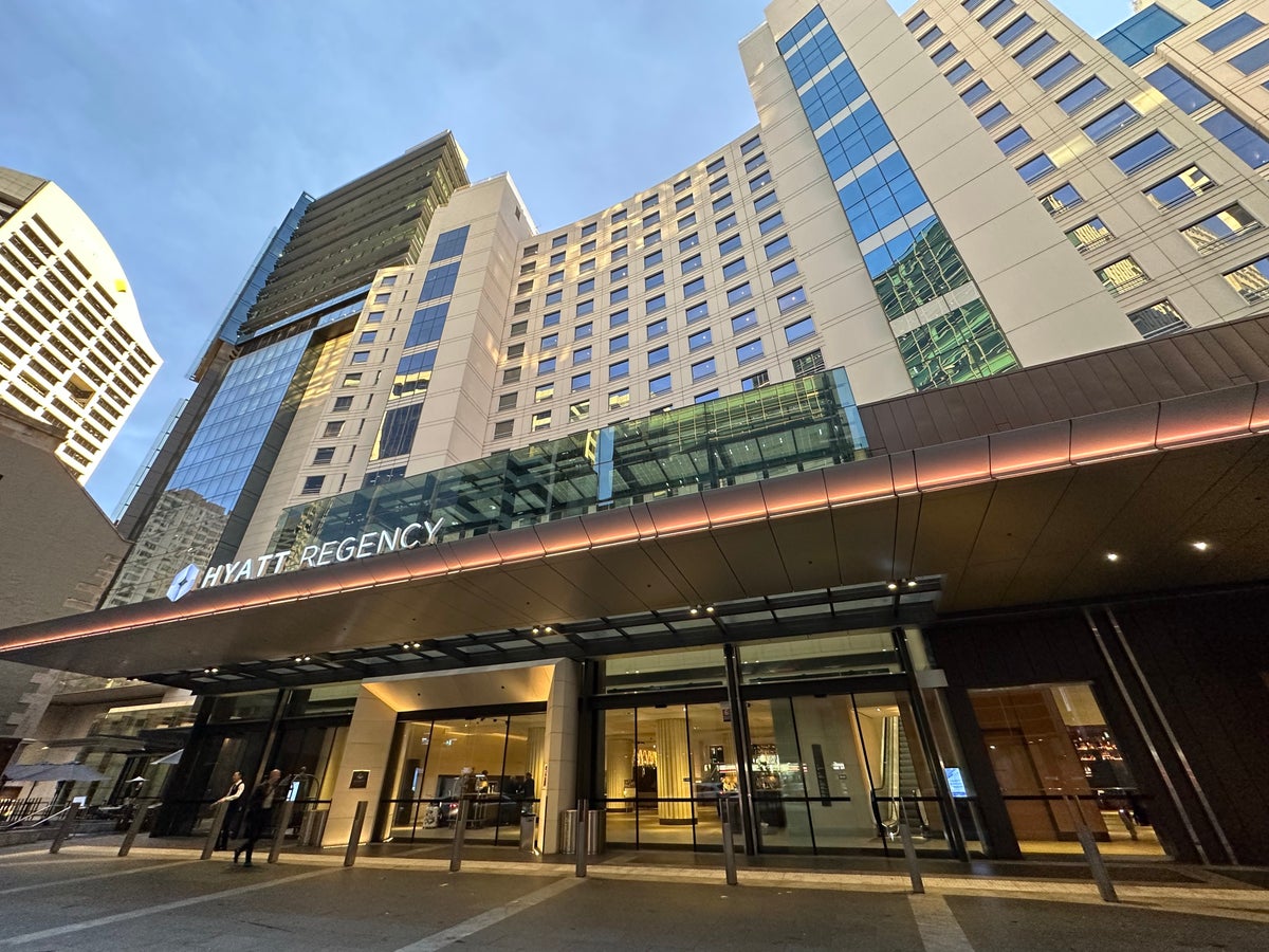 Hyatt Regency Sydney Front Entrance