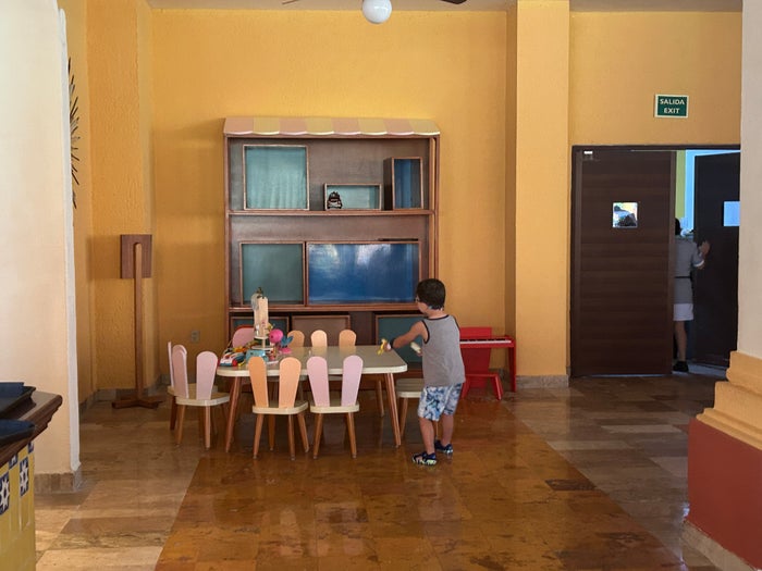 Iberostar Waves Paraiso Beach buffet kid area Iberostar Waves Paraiso Beach buffet kid area
