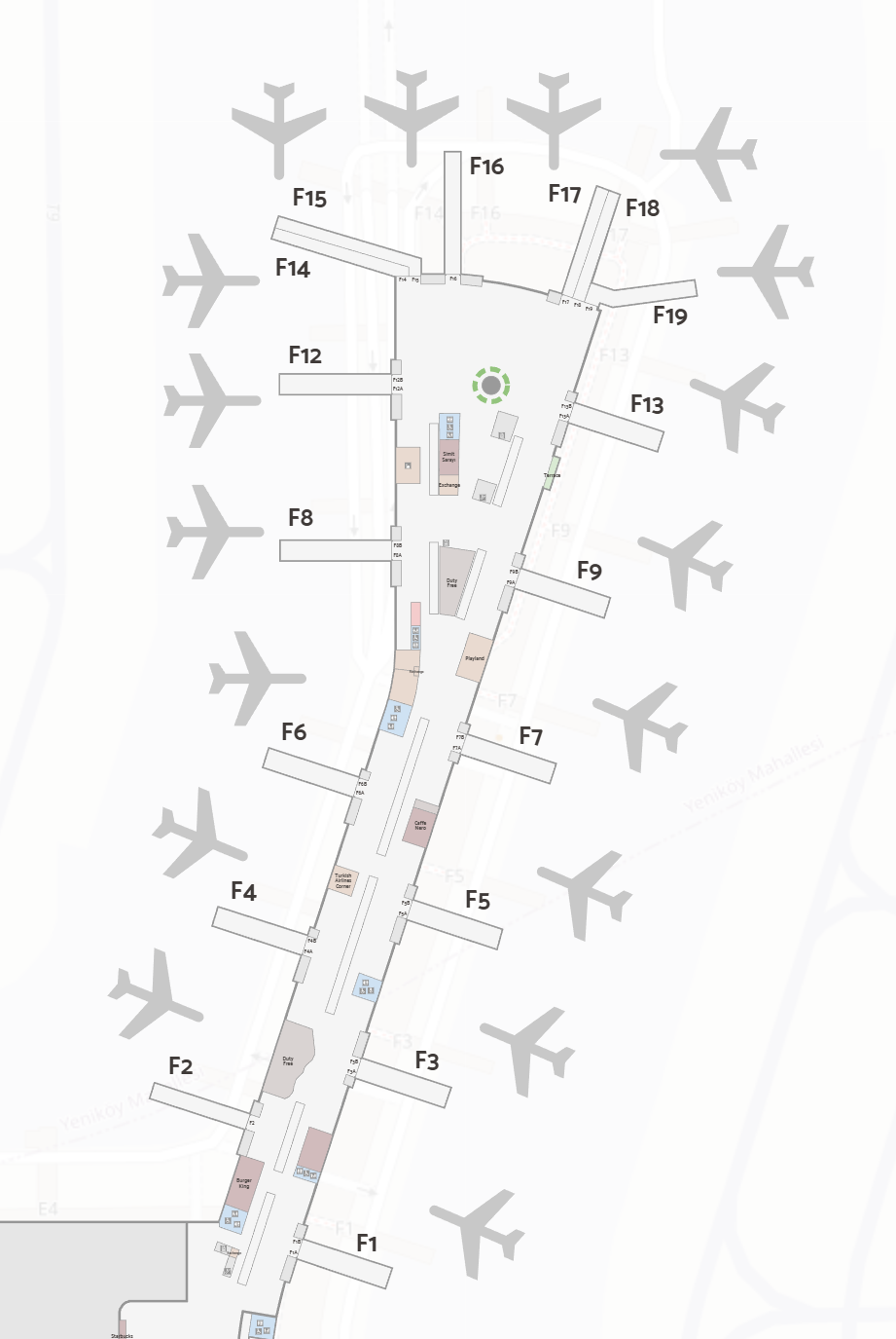 Istanbul Airport Concourse F