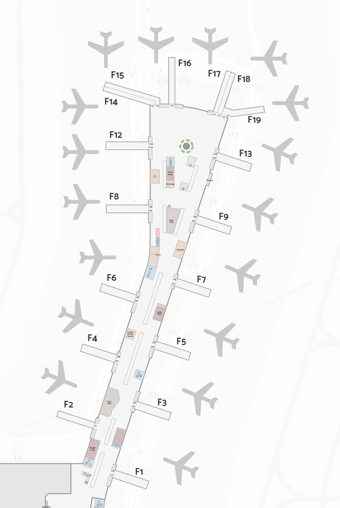 Istanbul Airport Concourse F