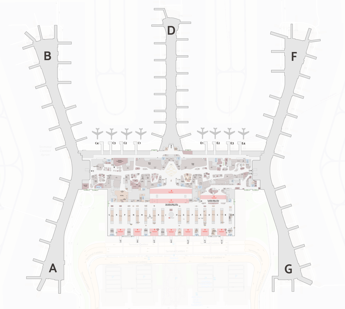 Istanbul Airport Map