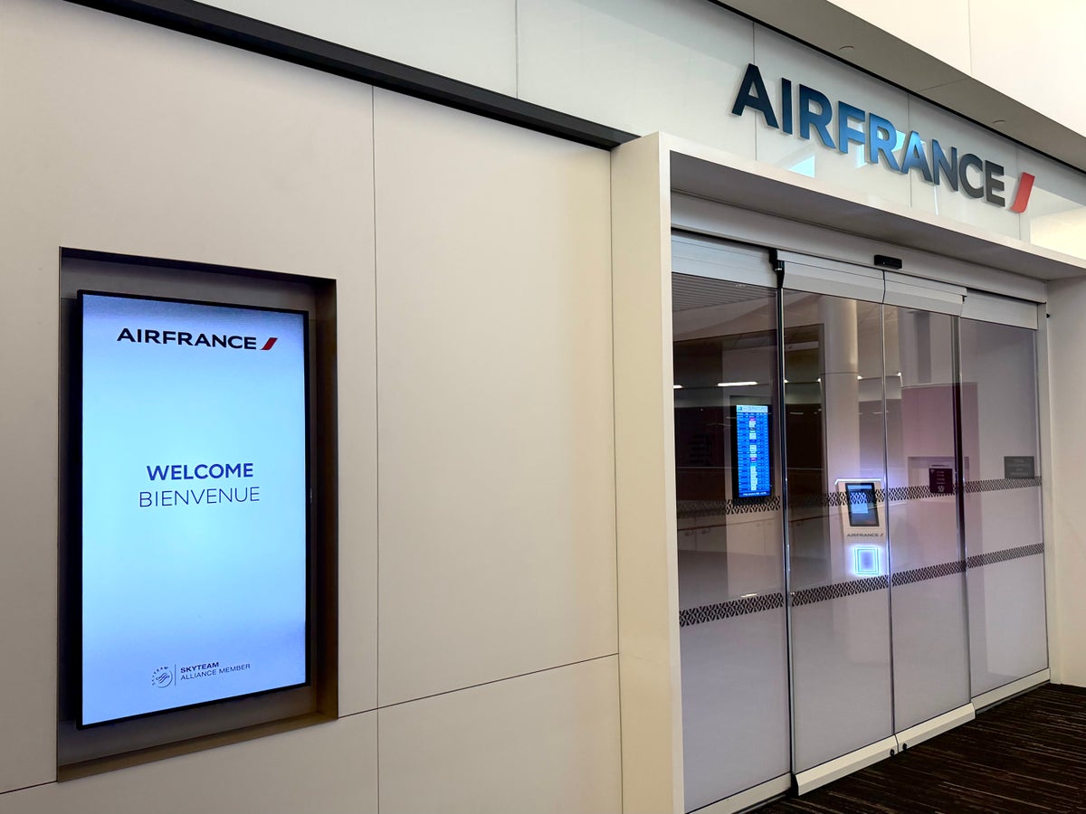 LAX Air France Lounge bienvenue LAX Air France Lounge bienvenue