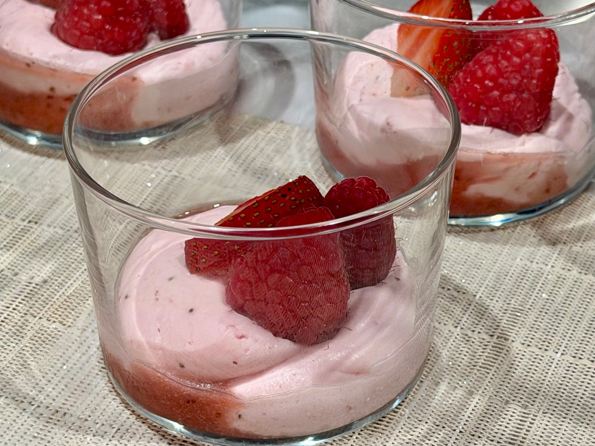 LAX Air France Lounge mousse