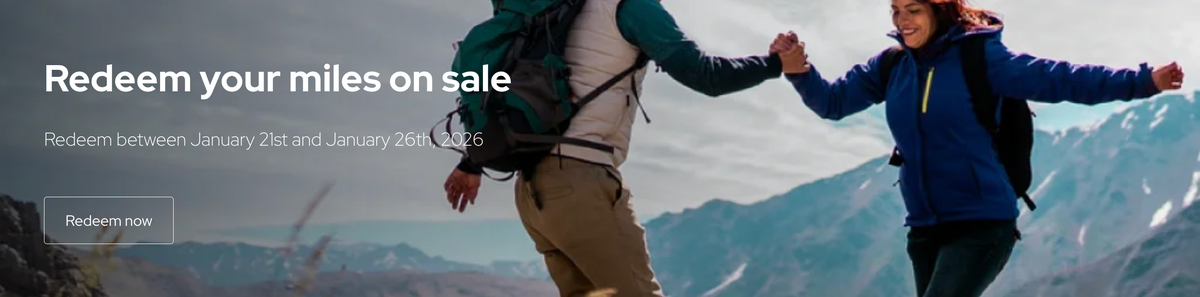 Lifemiles award sale January 2026