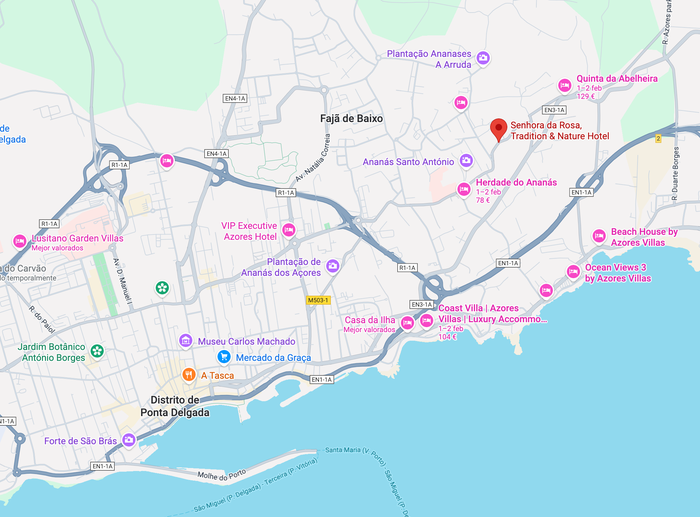 Location Senhora da Rosa map Location Senhora da Rosa map