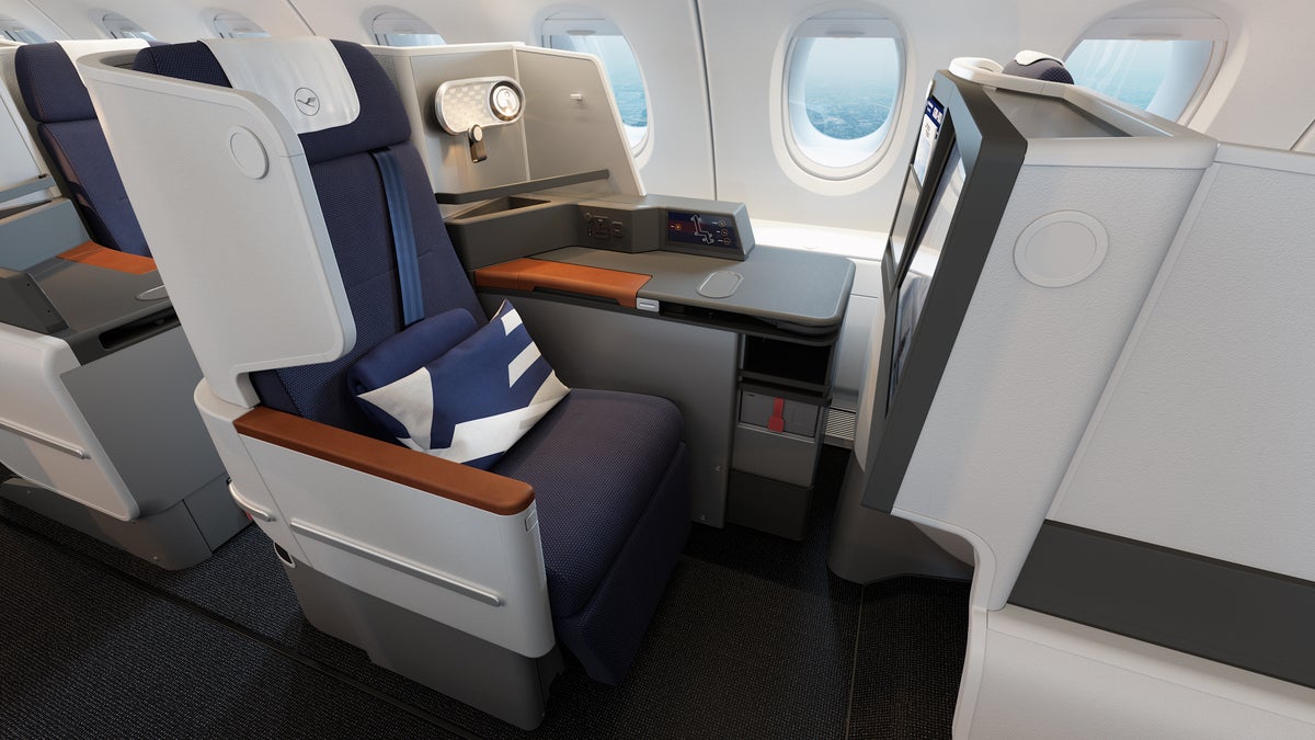 Lufthansa A380 new business class seat