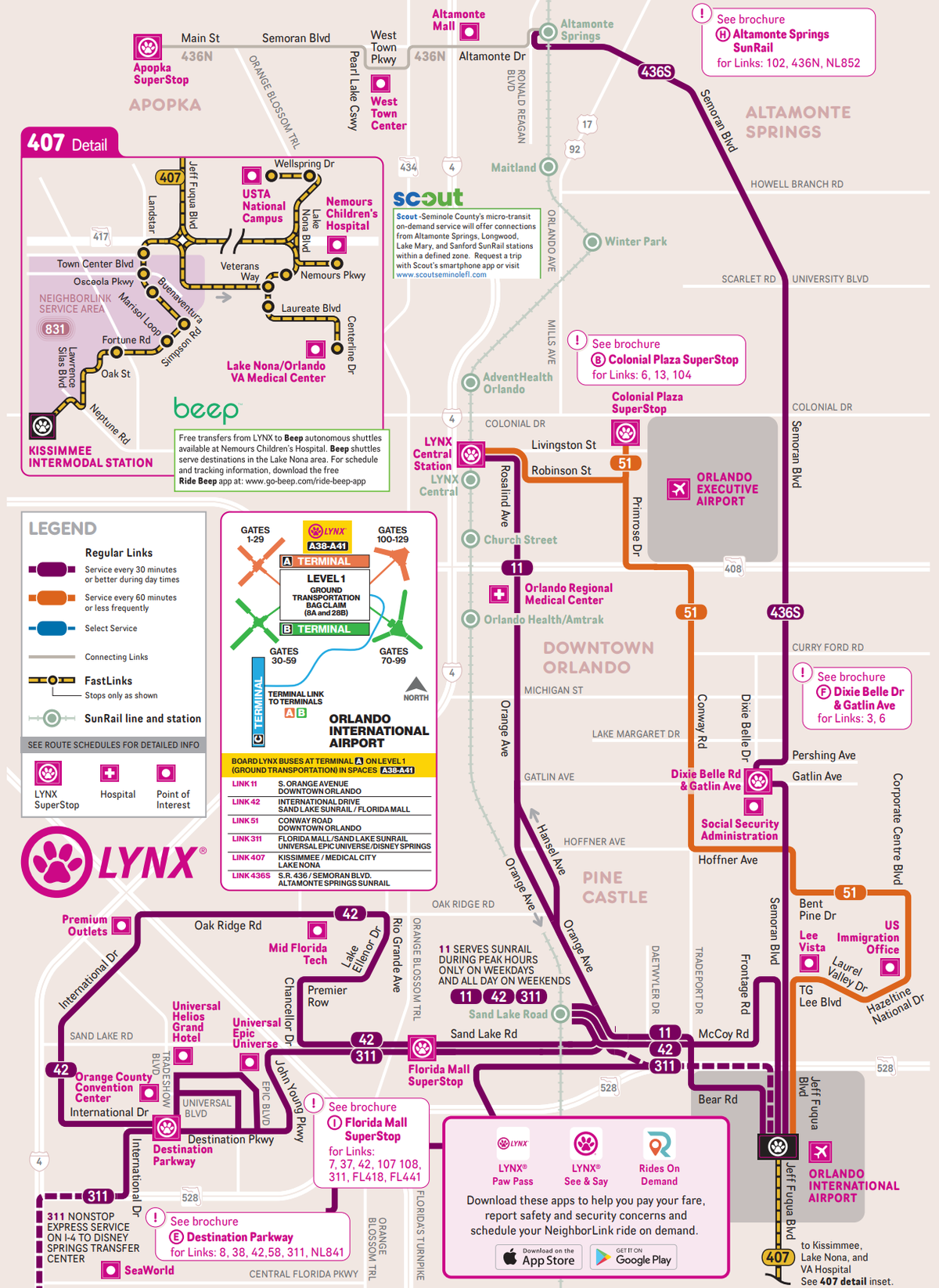 Orlando International Airport bus routes