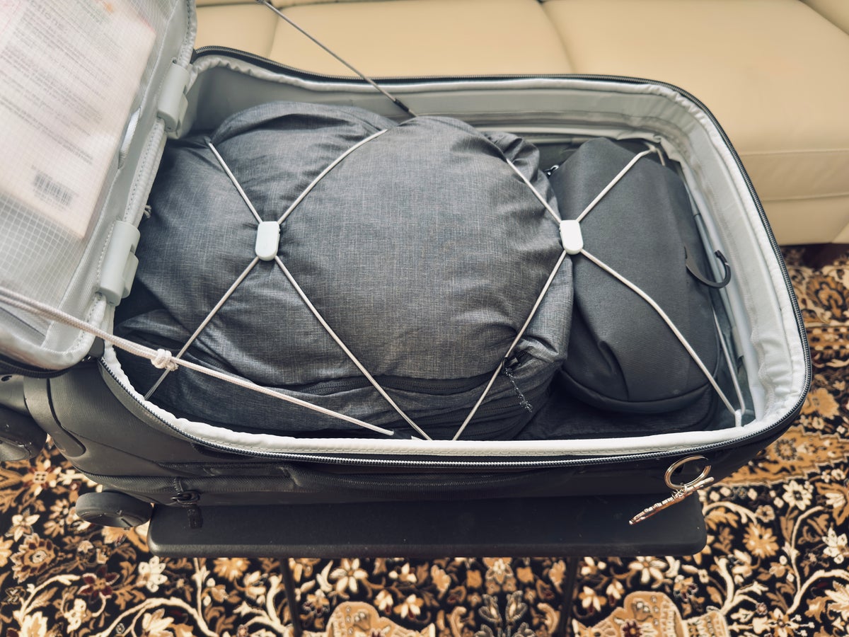 Peak Design Roller Pro Carry On compressed bag