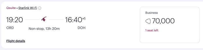 QSuites availability ORD DOH QSuites availability ORD DOH