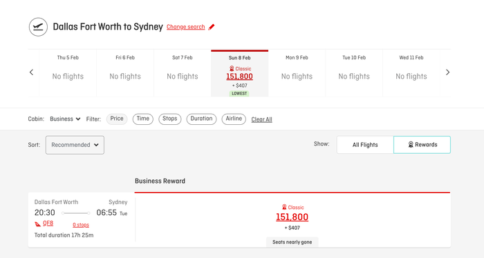 Qantas Redemption Qantas Redemption