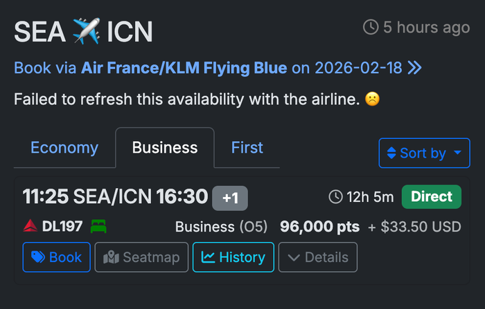 Seats Aero Flying Blue Redemption Seats Aero Flying Blue Redemption
