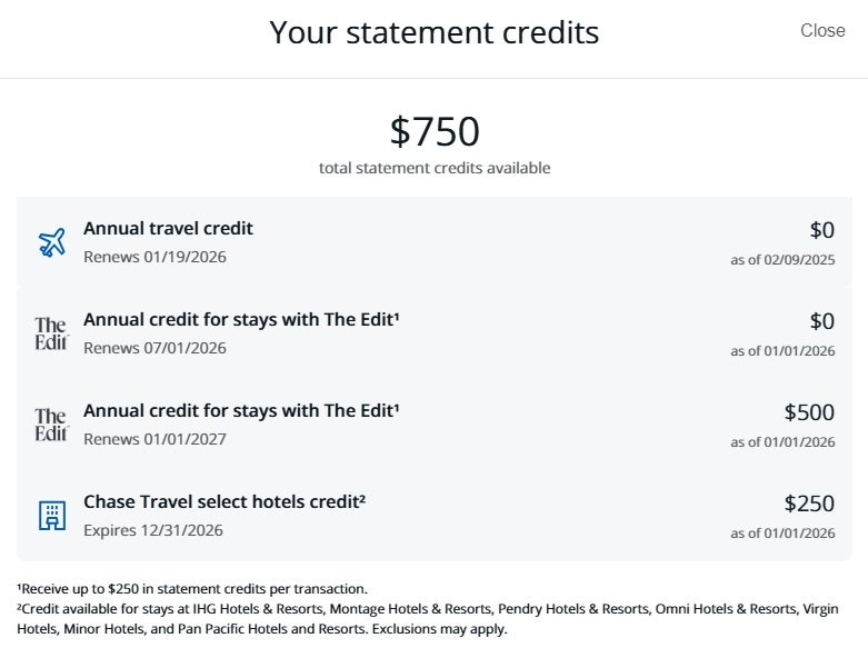 The Edit Pop Up Credits