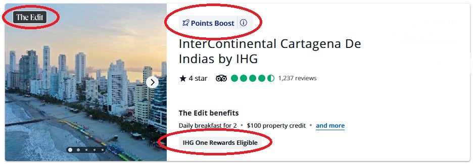 The Edit Selecting a Hotel 1