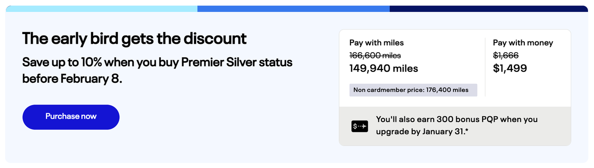 United buy up status Silver 2026