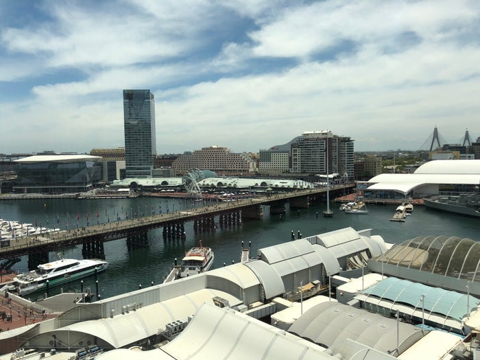 View of Darling Harbour from Hyatt Regency View of Darling Harbour from Hyatt Regency