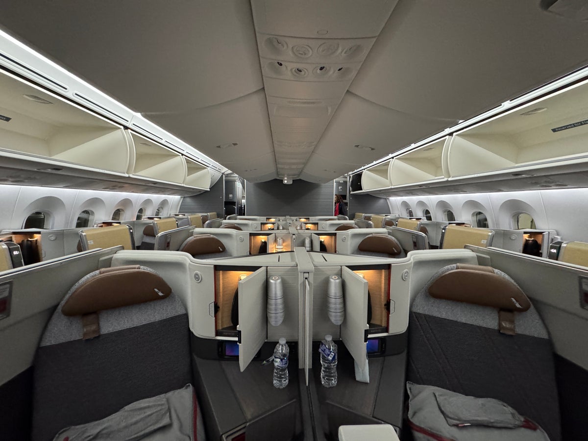 AA Flagship Suite Business Class cabin view