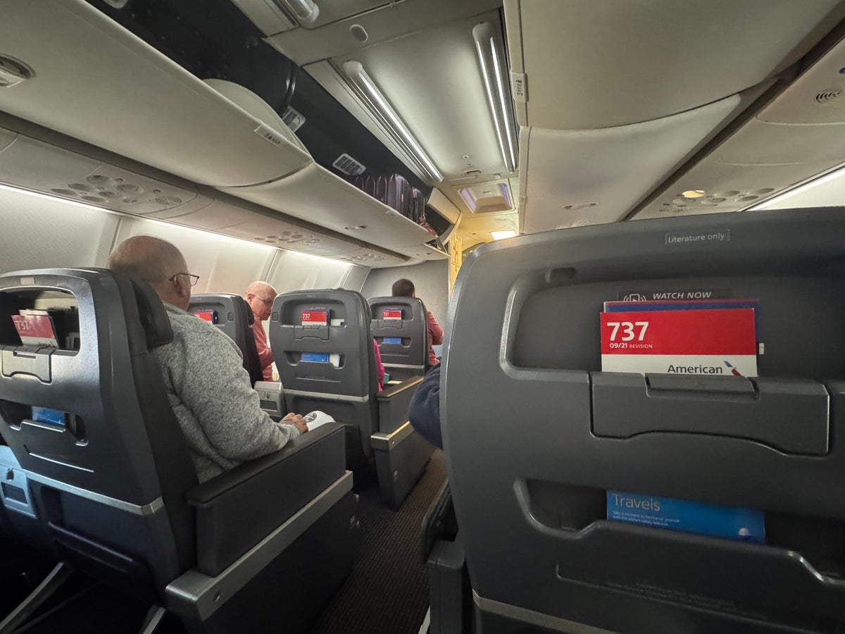 AA flight domestic first class