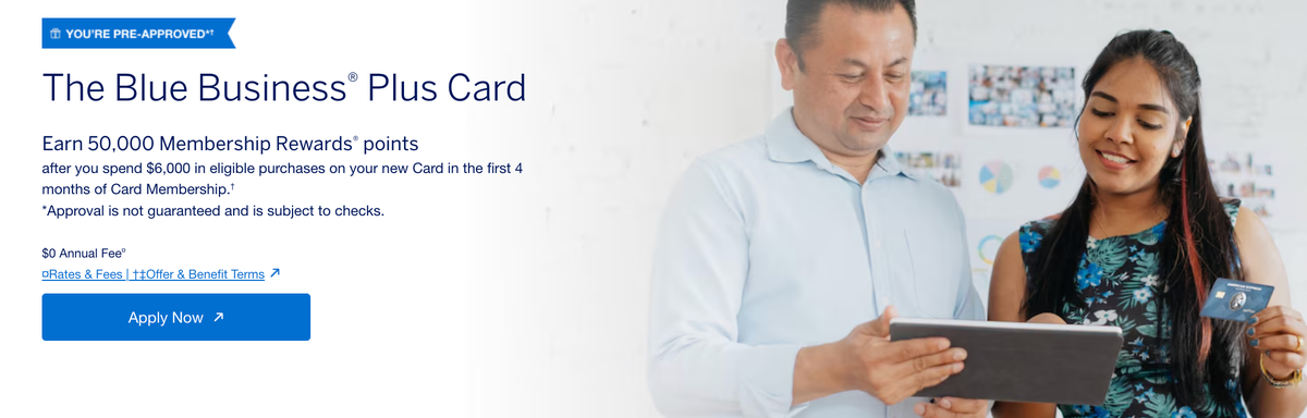 Amex Blue Business Plus 50k offer