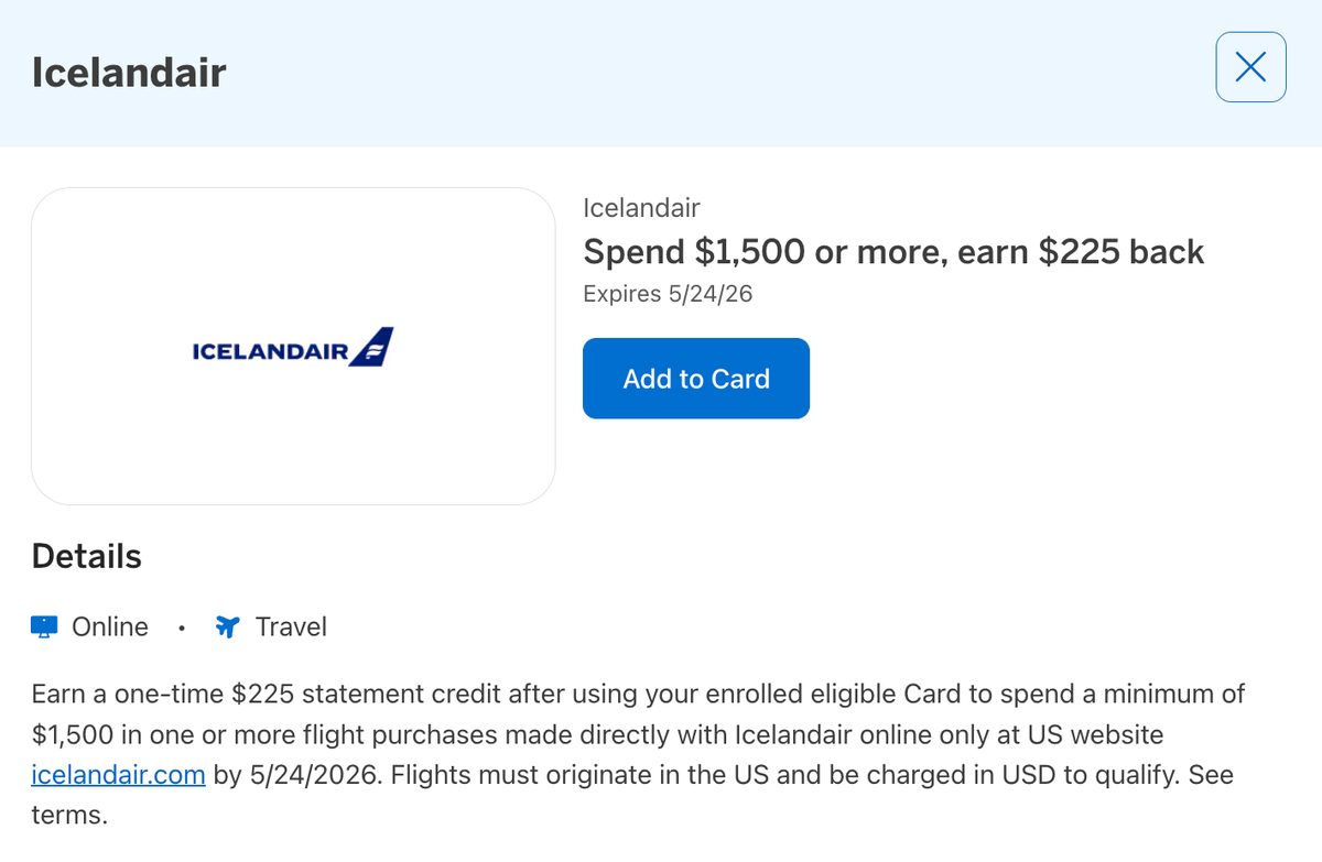 Amex Offer IcelandAir Amex Offer IcelandAir