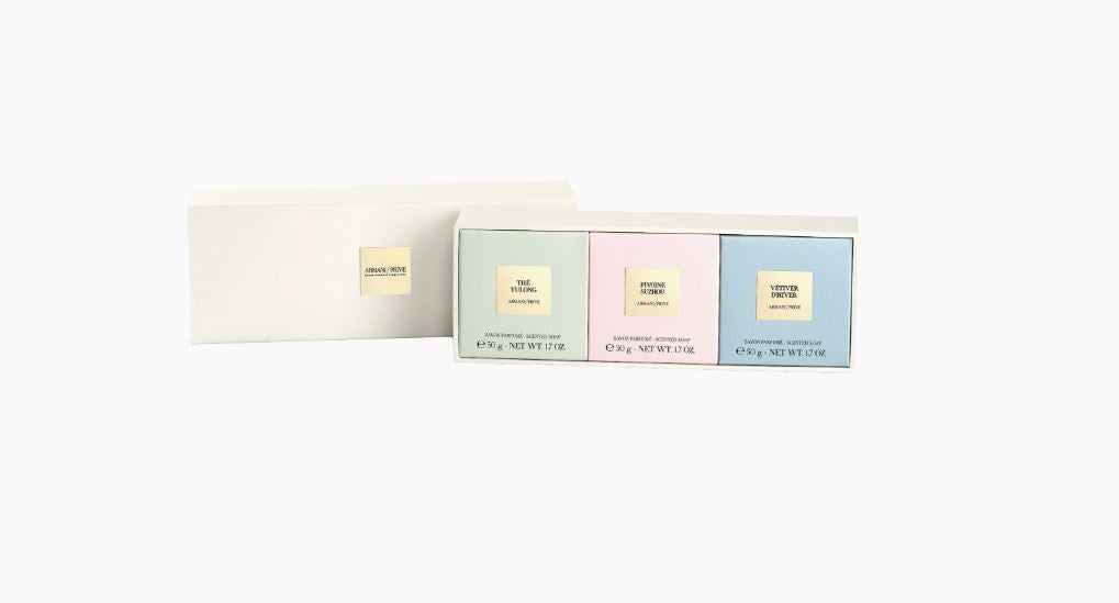 Armani soap gift set Armani soap gift set