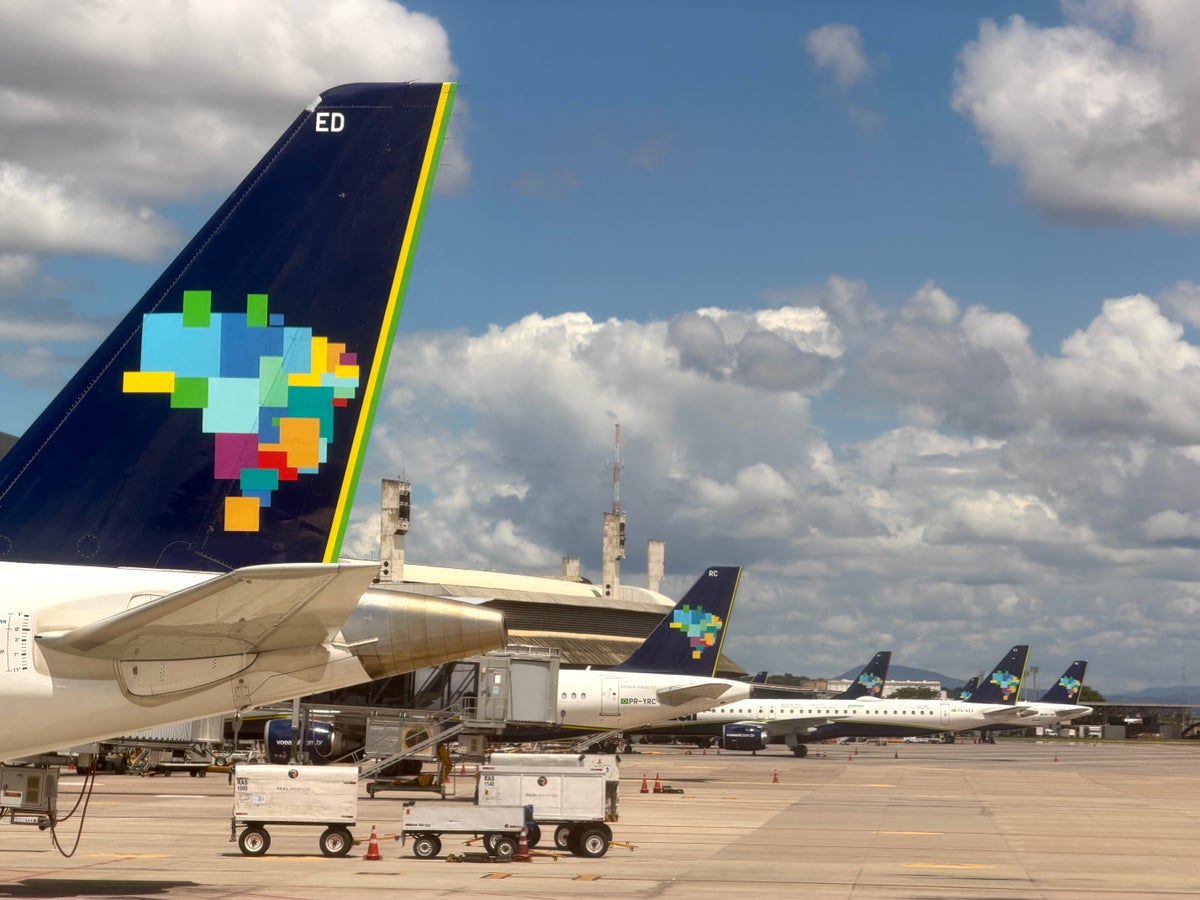 Azul Aircraft at Belo Horizonte CNF airport