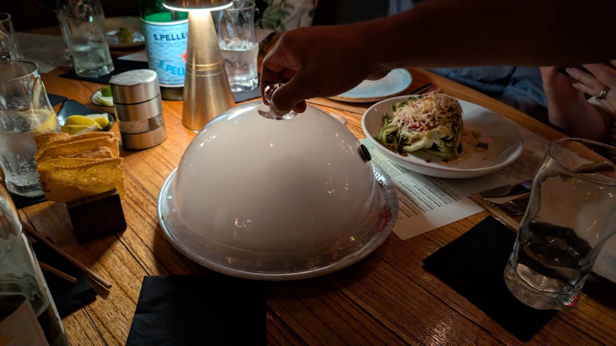 Beach House Fort Lauderdale S3 beef carpaccio smoke