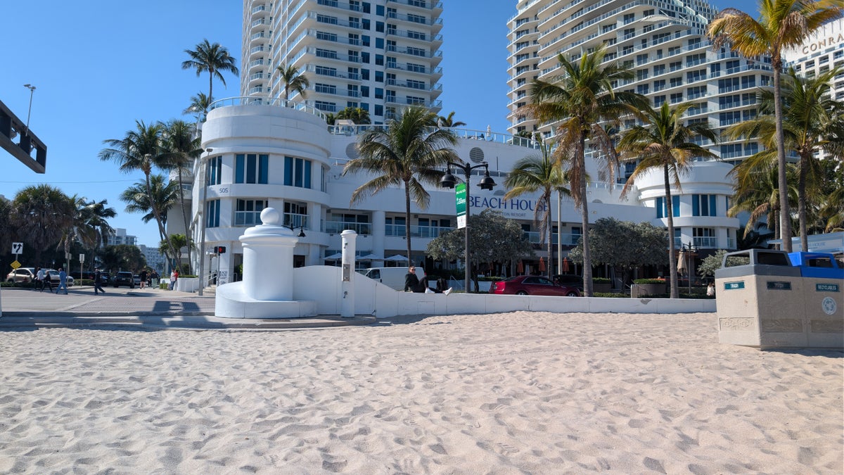 Beach House Fort Lauderdale from the beach