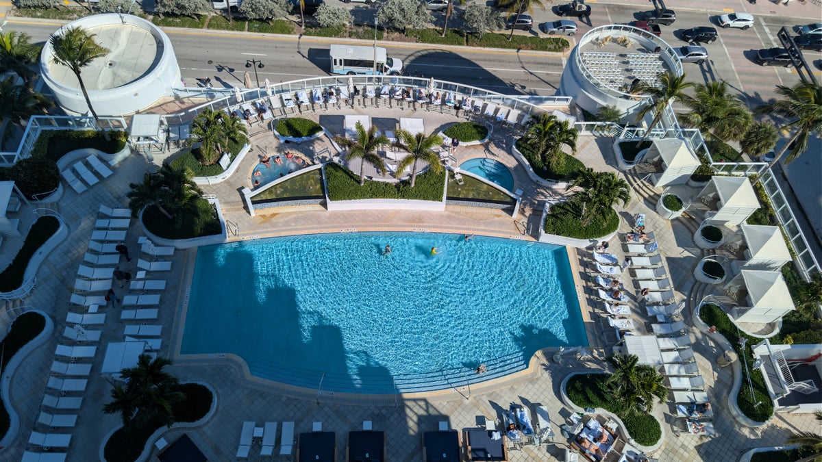 Beach House Fort Lauderdale pool view from balcony