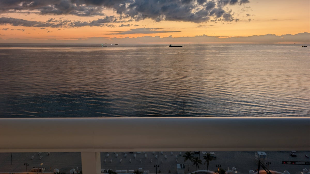 Beach House Fort Lauderdale sunrise view