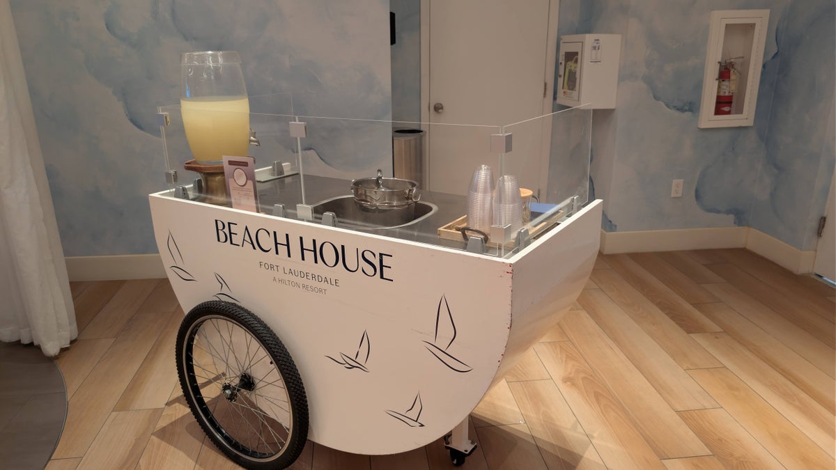 Beach House Fort Lauderdale welcome coconut mojito