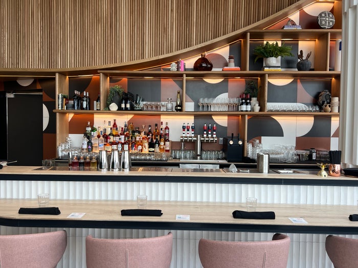 Capital One Lounge LGA Bar Seating