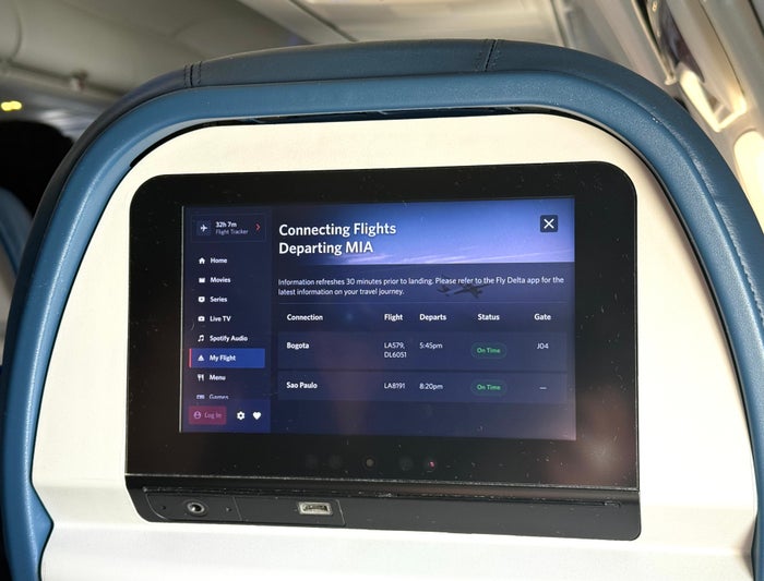 Delta IFE screen