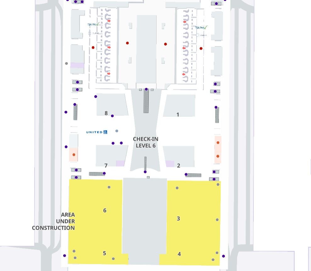 Denver International Airport Jeppesen Terminal Level 6