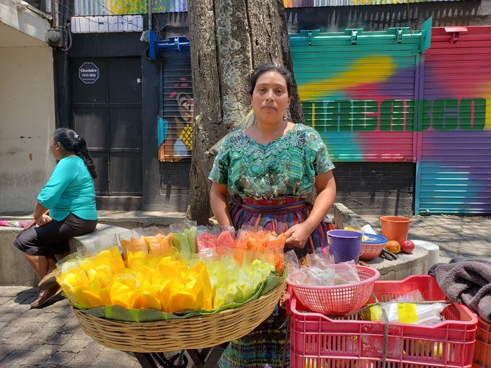 Fruit lady in Guatemala Guatemala Fruit lady