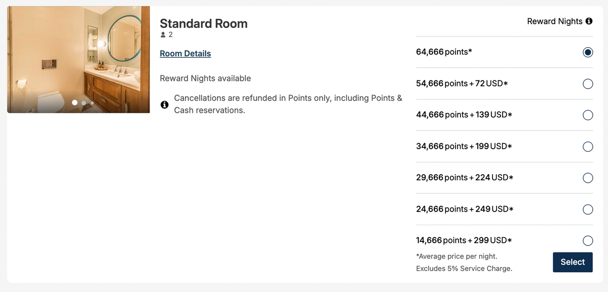 Hotel Indigo Turks and Caicos Standard Room points