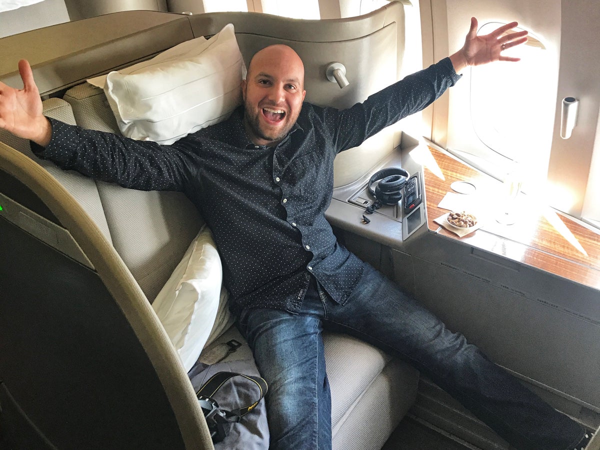 Juan Ruiz Cathay Pacific First Class 777
