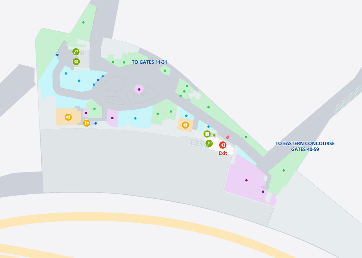 La Guardia Airport Terminal B level 4