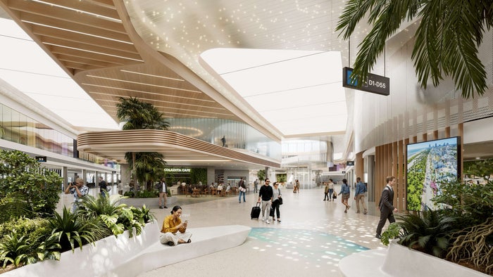MIA Concourse D Expansion Rendering Shopping