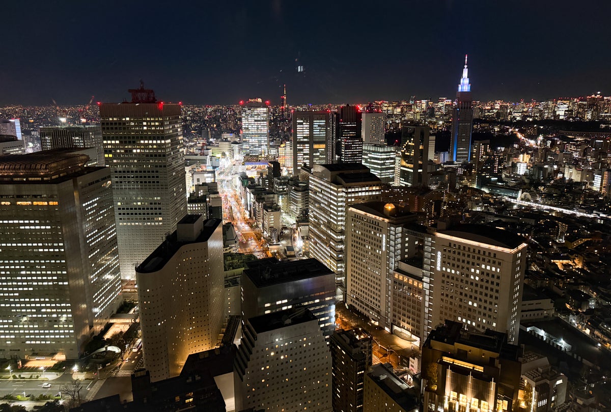 Park Hyatt Tokyo night view Image Credit Chris Hassan
