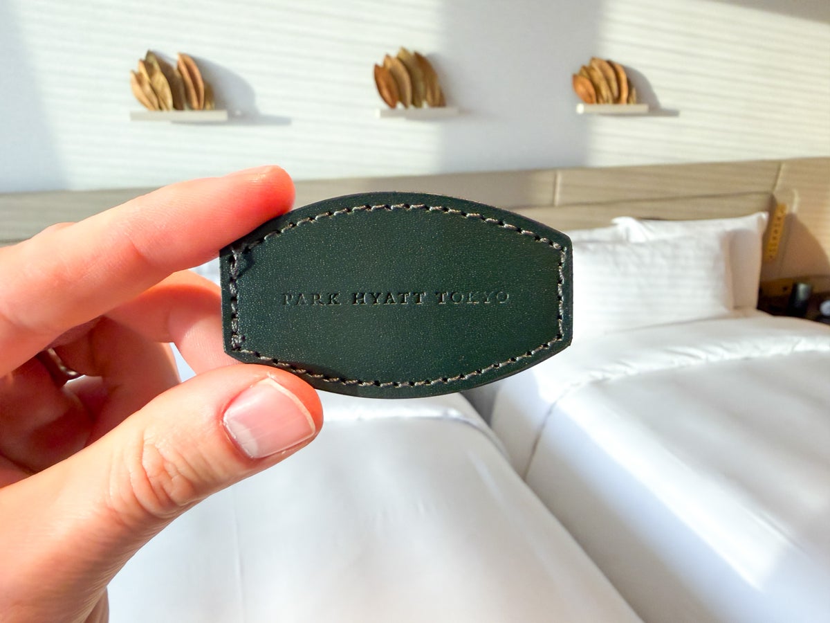 Park Hyatt Tokyo room key Image Credit Chris Hassan Park Hyatt Tokyo room key Image Credit Chris Hassan