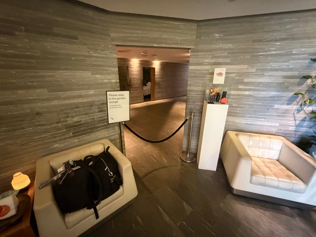 Qantas First Class Spa Sydney