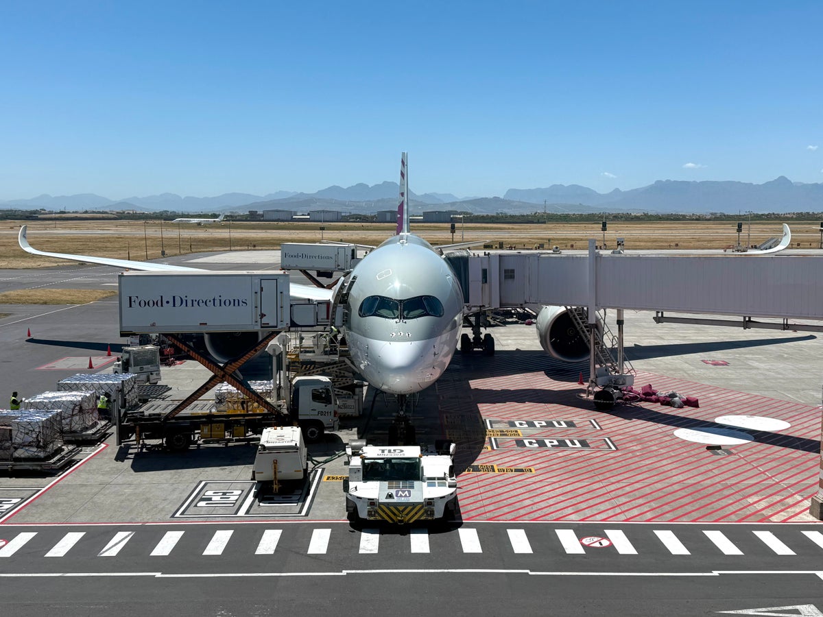 Qatar Airways Airbus A350900 at Cape Town Airport CPT