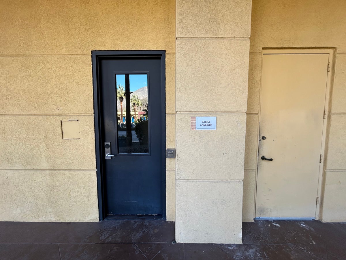 Renaissance Palm Springs laundry door