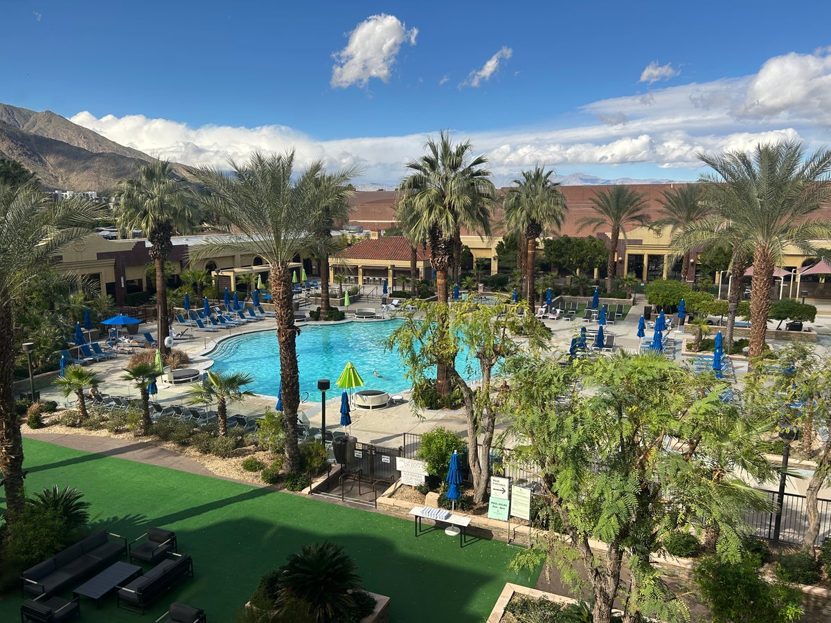 Renaissance Palm Springs pool above