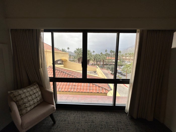 Renaissance Palm Springs room 3230 window Renaissance Palm Springs room 3230 window