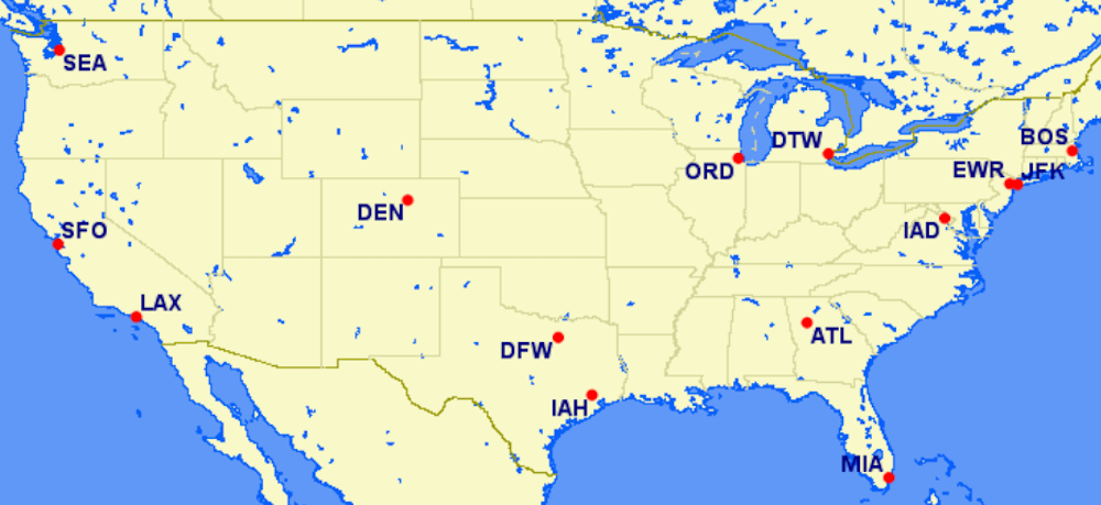 Turkish Airlines US destinations