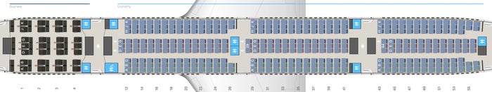 Turkish Airlines seat map B777 300ER 28J 372E Turkish Airlines seat map B777 300ER 28J 372E
