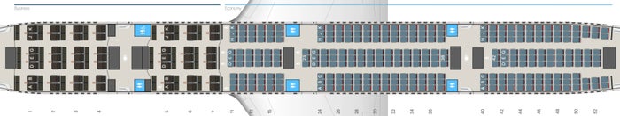 Turkish Airlines seat map B777 300ER 49J 300E Turkish Airlines seat map B777 300ER 49J 300E