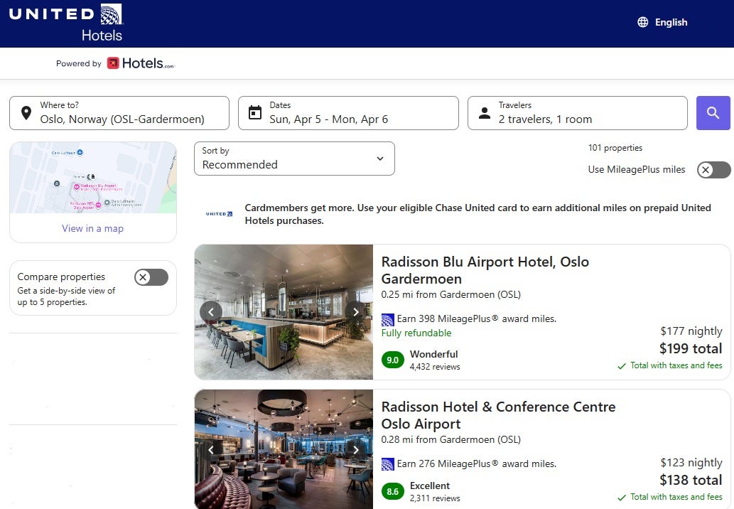 UA Hotel Booking