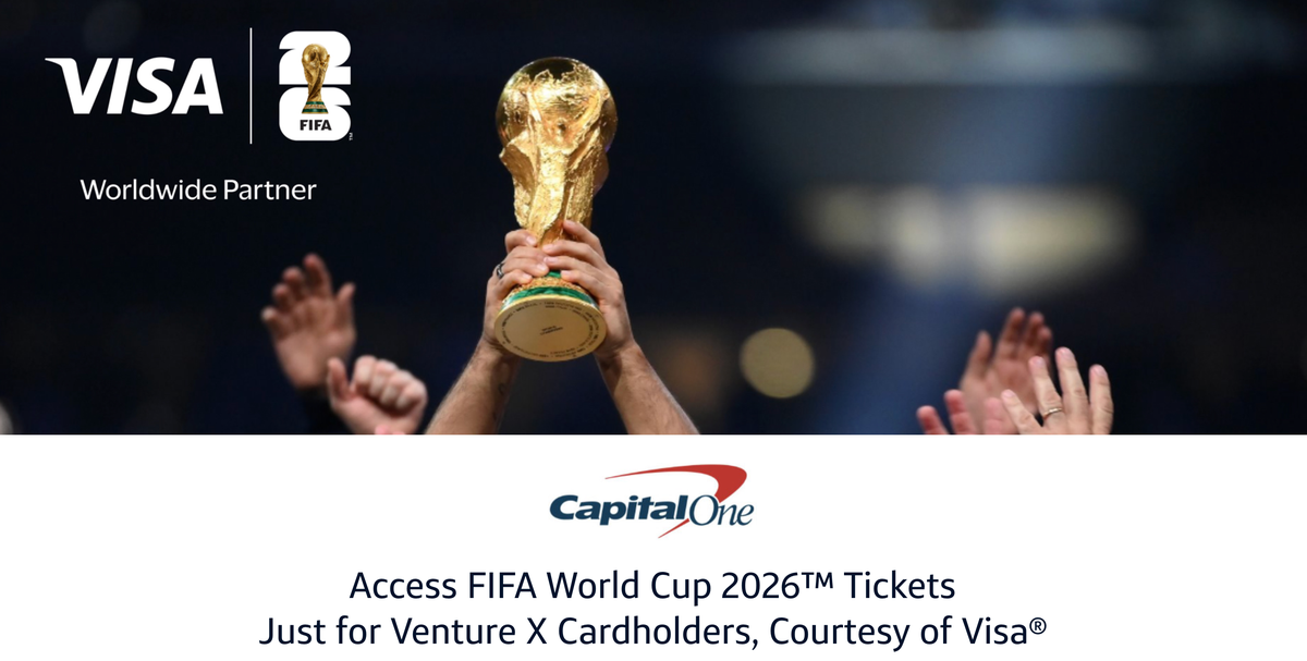 Venture X FIFA World Cup Tickets portal banner Venture X FIFA World Cup Tickets portal banner